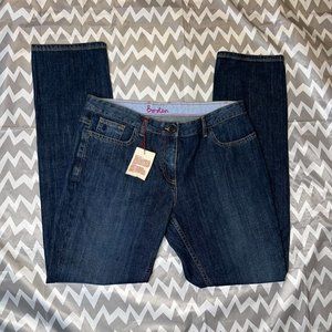 Boden Dark Wash Boot Cut Jeans, 14R